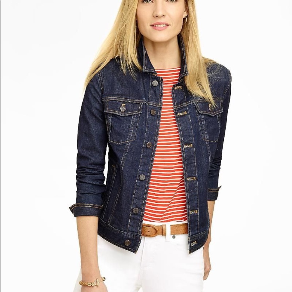 Talbots Classic Denim Jacket M NWT